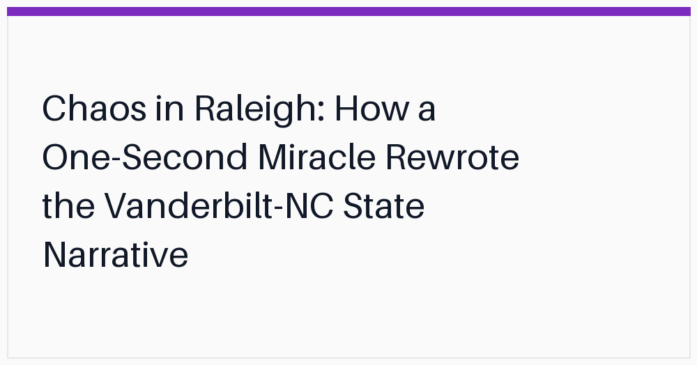 chaos-in-raleigh-how-a-onesecond