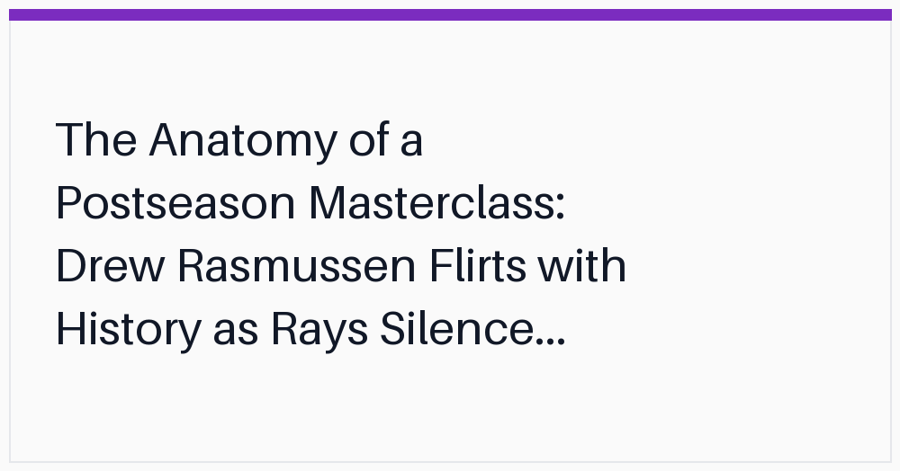the-anatomy-of-a-postseason-masterclass