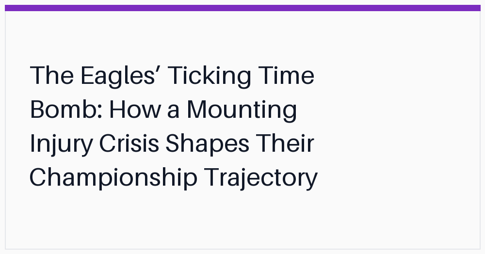 the-eagles-ticking-time-bomb-how