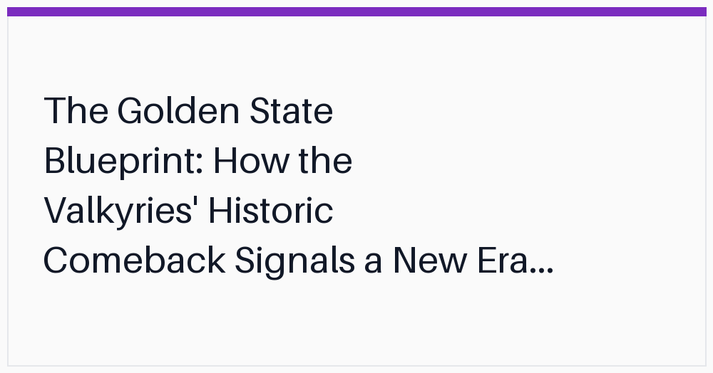 the-golden-state-blueprint-how